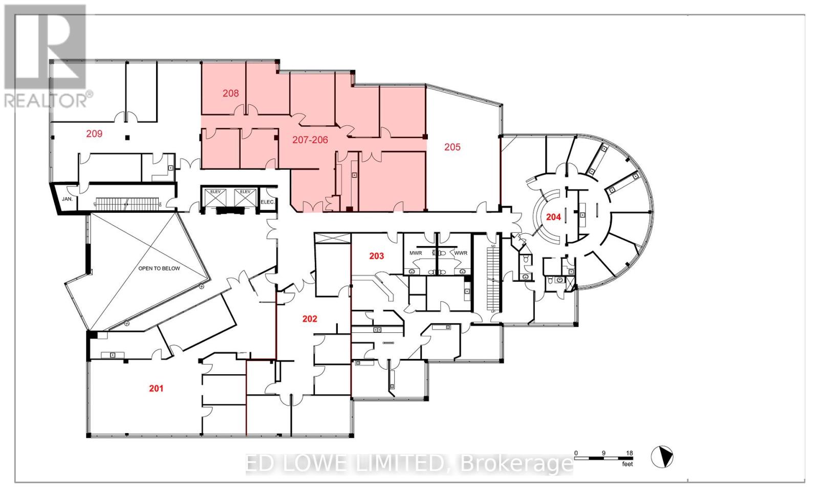 206-208 - 126 Wellington Street W, Barrie, Ontario  L4N 1K9 - Photo 14 - S12936322