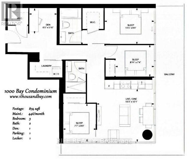 1308  MASTER BEDROOM - 57 ST JOSEPH STREET, Toronto, Ontario