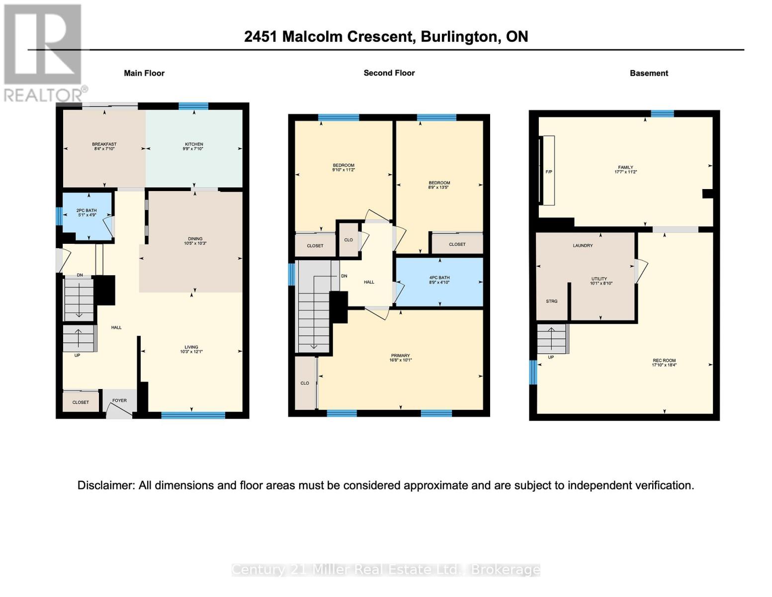 2451 Malcolm Crescent, Burlington, Ontario  L7P 3Y7 - Photo 33 - W12943602