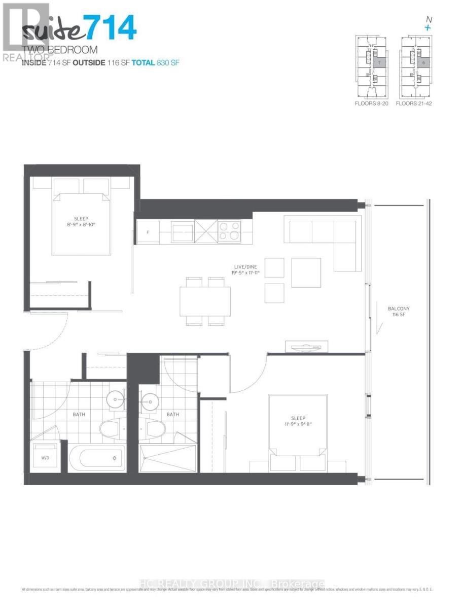 3606 - 161 Roehampton Avenue, Toronto, Ontario  M4P 0C8 - Photo 9 - C12945012