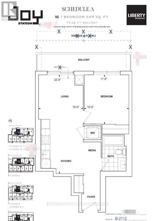 2112 - 9751 Markham Road, Markham, Ontario  L6E 0W4 - Photo 4 - N12944948