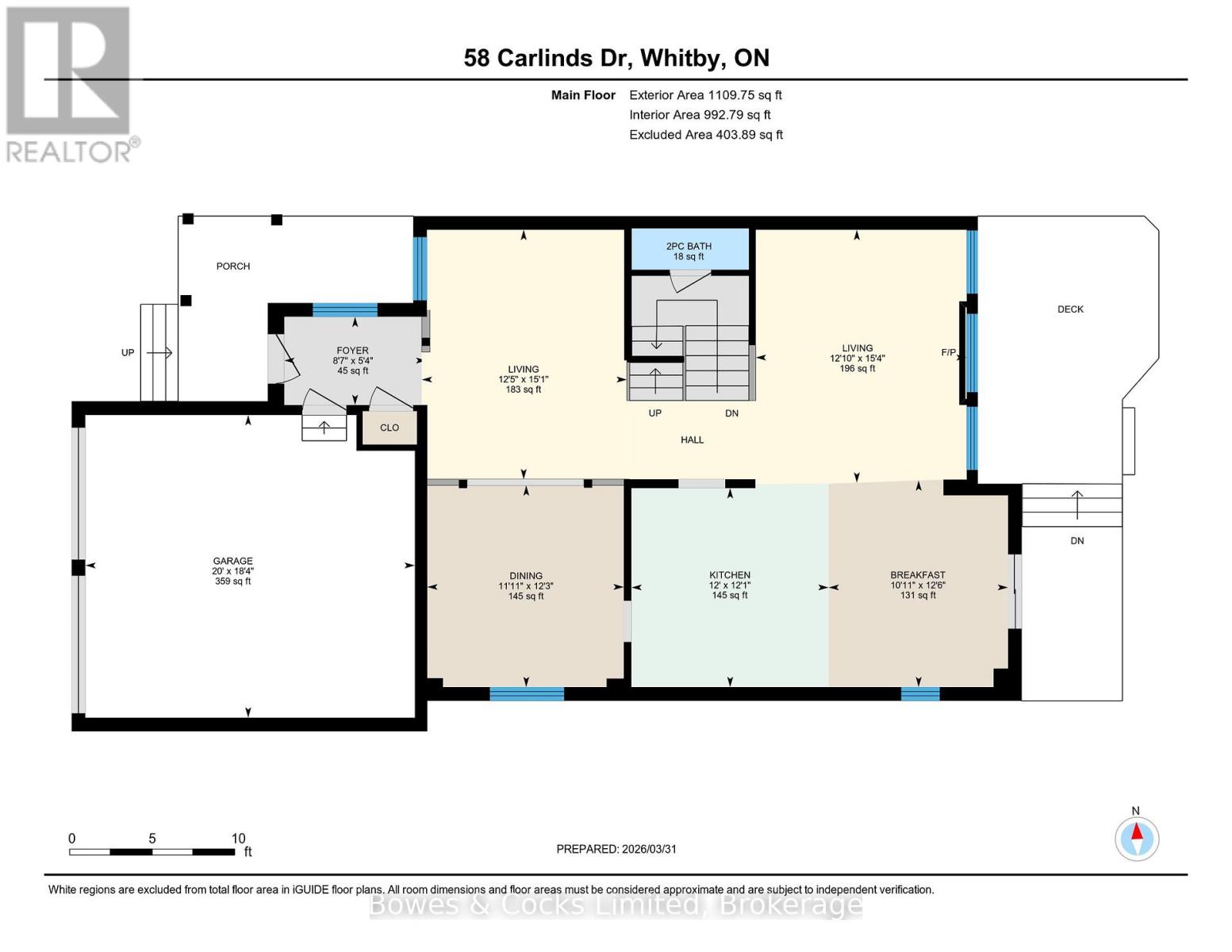 58 Carlinds Drive, Whitby, Ontario  L1R 3B8 - Photo 44 - E12945334