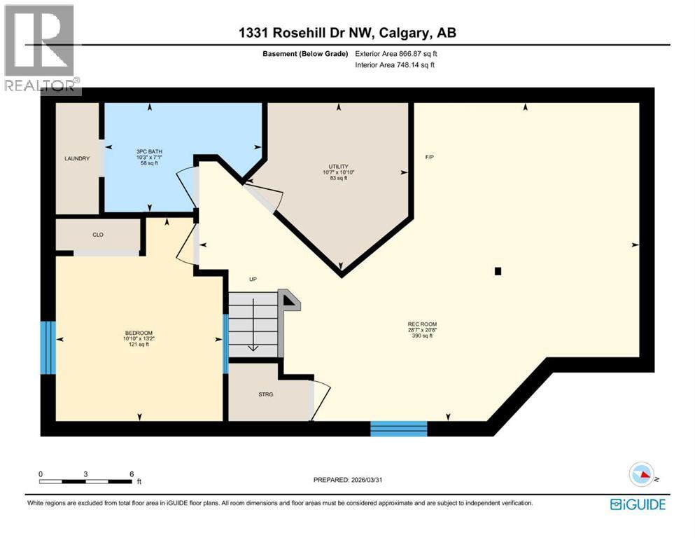 1331 Rosehill Drive NW, Calgary, Alberta  T2K 1M3 - Photo 21 - A2297976