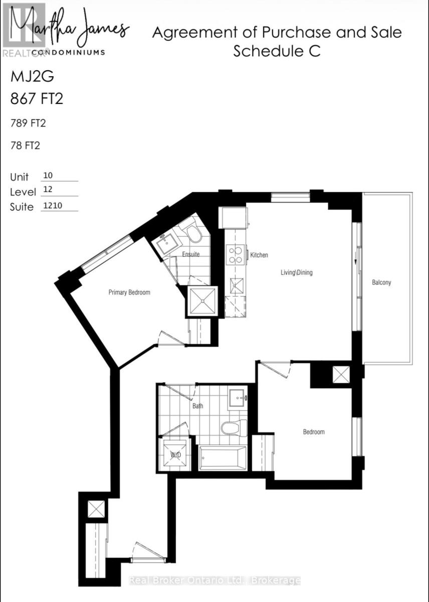 1210 - 2088 James Street, Burlington, Ontario  L7R 0H2 - Photo 30 - W12946278