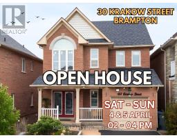 30 KRAKOW STREET, Brampton, Ontario