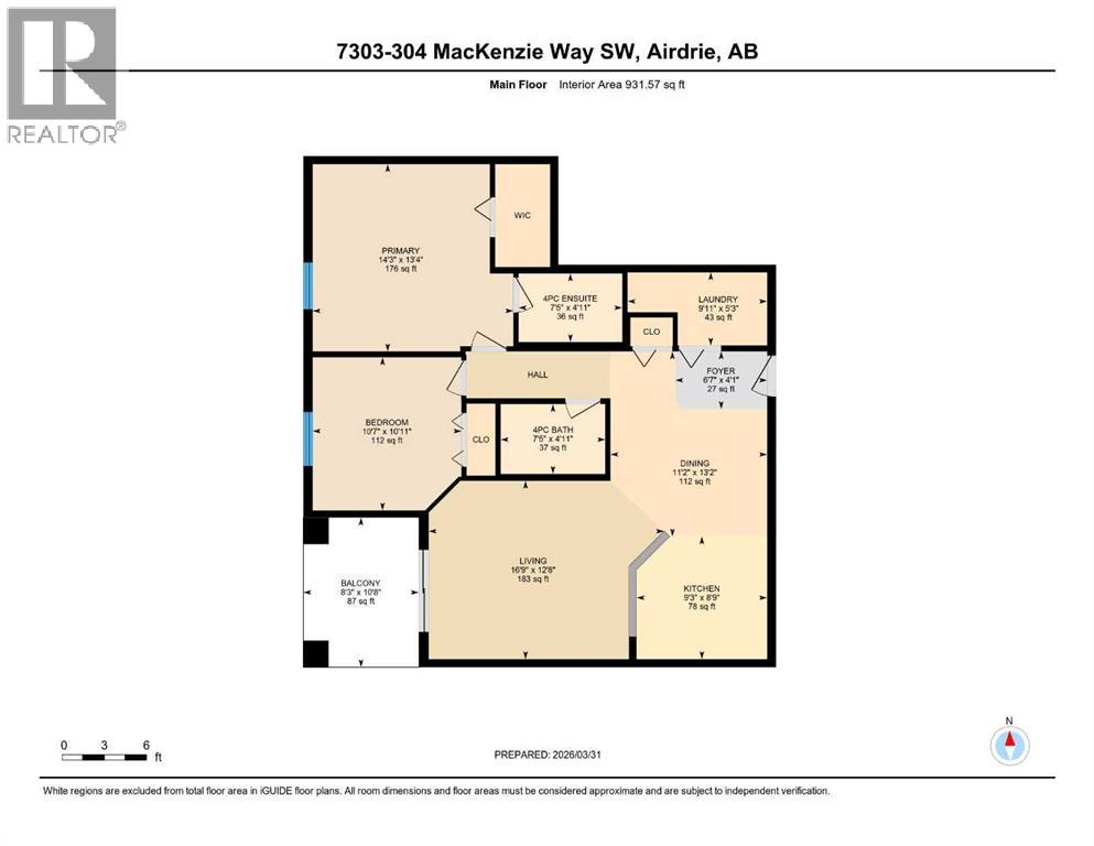 7303, 304 Mackenzie Way SW, Airdrie, Alberta  T4B 3H7 - Photo 31 - A2296988