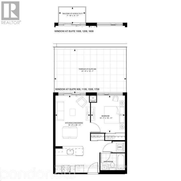 1008 - 525 Adelaide Street W, Toronto, Ontario  M5V 0N7 - Photo 2 - C12948744