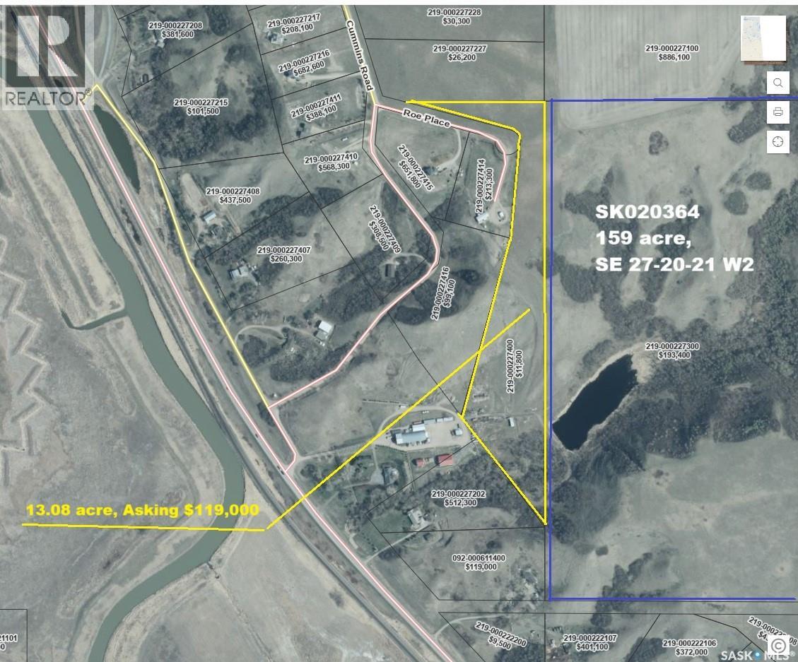13 Acre Residential Lot Rm No 219, Craven, Saskatchewan  S0G 0W0 - Photo 1 - SK020625