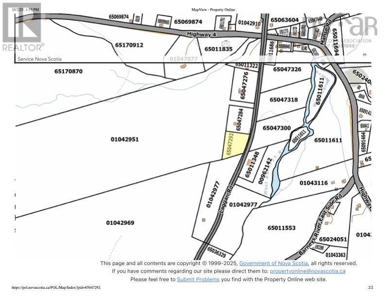 Laggan Road, Kenzieville, Nova Scotia