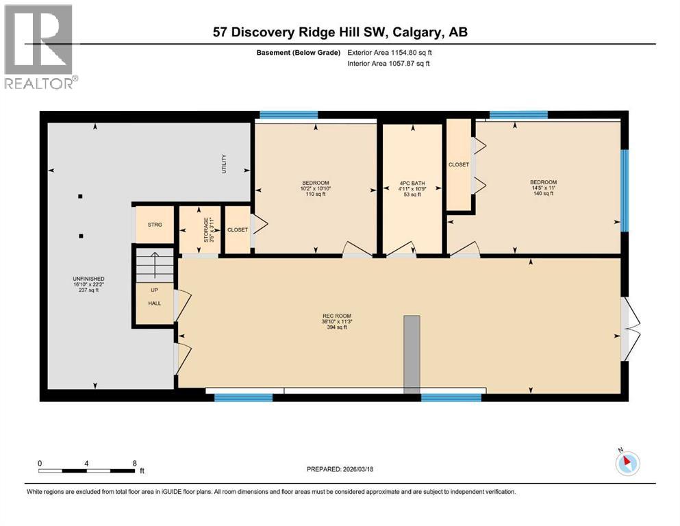 57 Discovery Ridge Hill SW, Calgary, Alberta  T3H 4Y5 - Photo 31 - A2293374