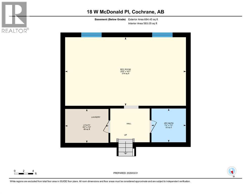 18 West Mcdonald Place, Cochrane, Alberta  T4C 1L8 - Photo 34 - A2297286