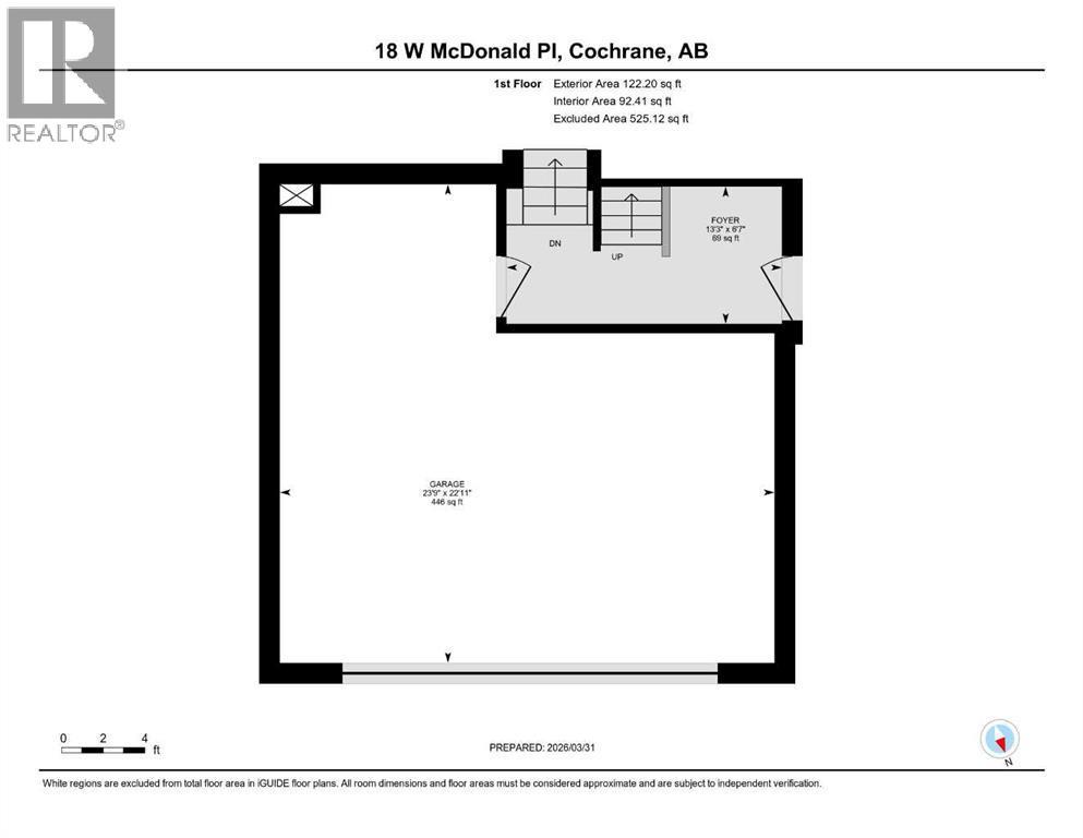 18 West Mcdonald Place, Cochrane, Alberta  T4C 1L8 - Photo 33 - A2297286