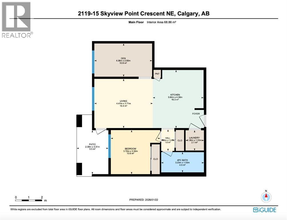 2119, 15 Skyview Point Crescent Ne, Calgary, Alberta  T3N 2T1 - Photo 40 - A2296847