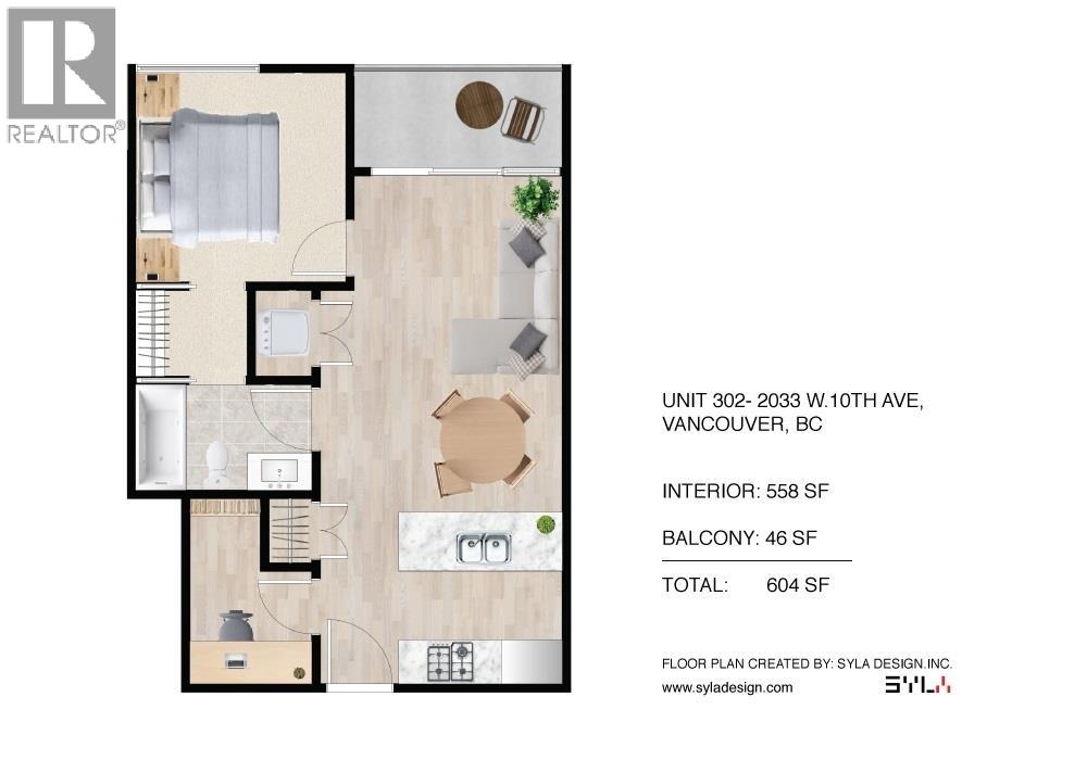 302 2033 W 10th Avenue, Vancouver, British Columbia  V6J 0H1 - Photo 16 - R3106959