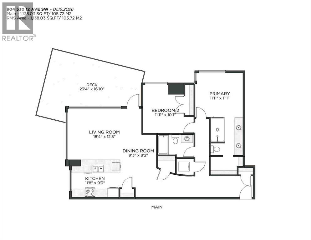 904, 530 12 Avenue SW, Calgary, Alberta  T2R 0B1 - Photo 25 - A2280747