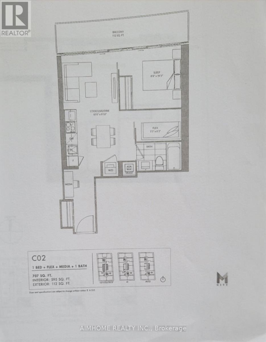 5302 - 3900 Confederation Parkway, Mississauga, Ontario  L5B 0M3 - Photo 1 - W12958156