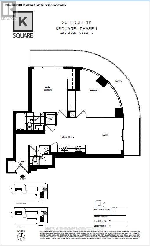 3605 - 2033 Kennedy Road, Toronto, Ontario  M1T 0B9 - Photo 39 - E12958214