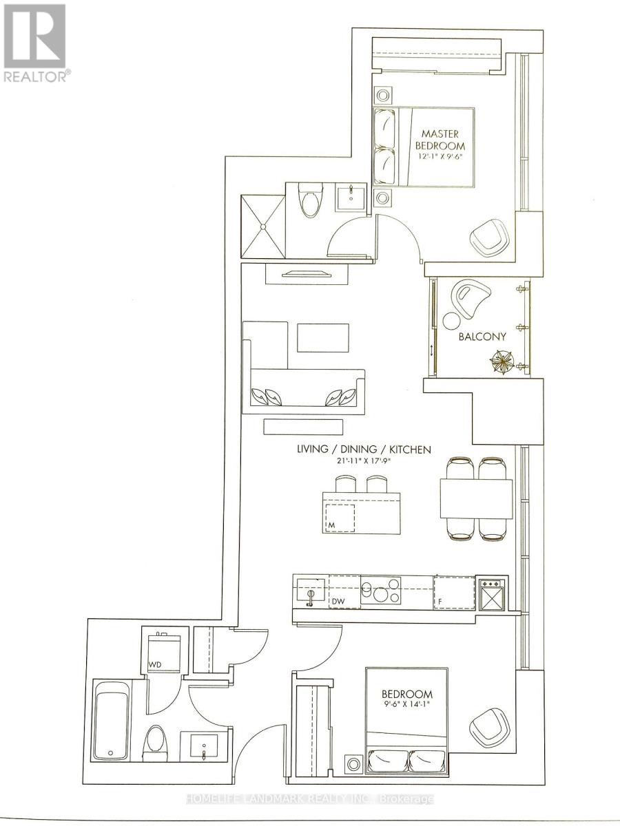 1101 - 501 Adelaide Street W, Toronto, Ontario  M5V 1T4 - Photo 37 - C12958444