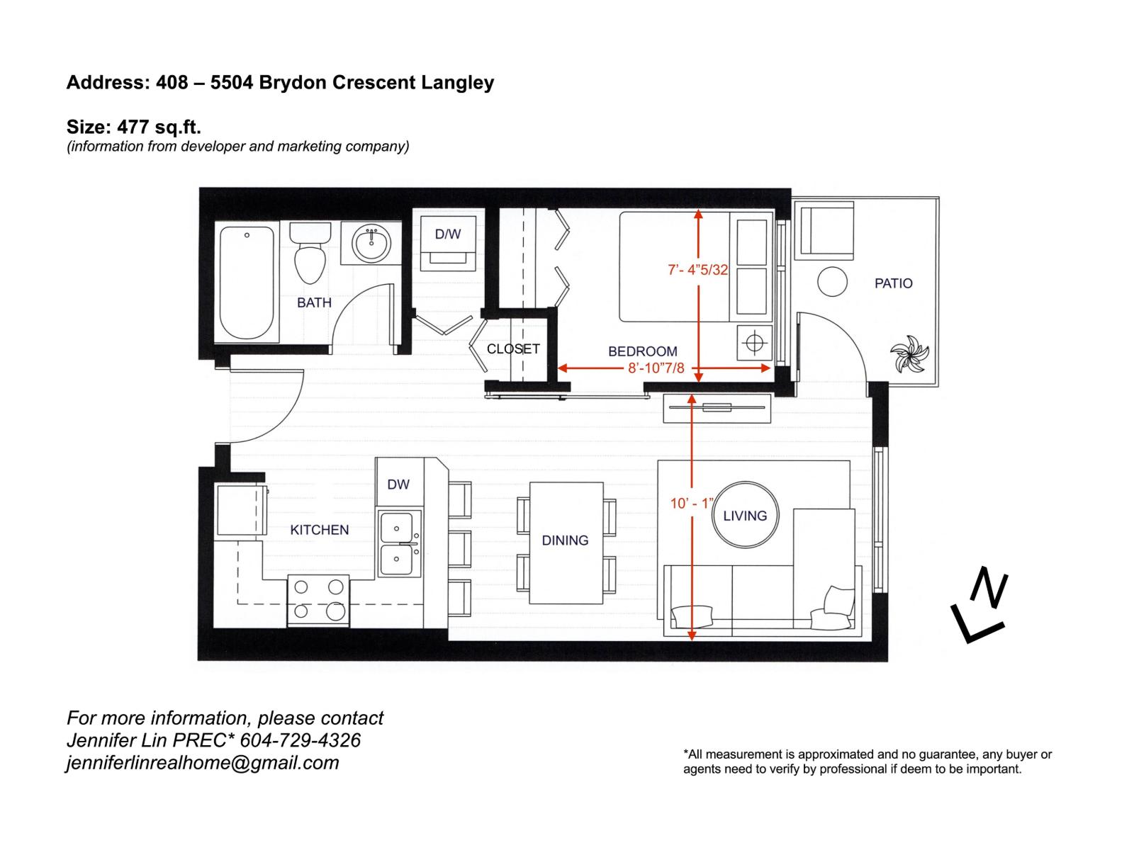 408 5504 Brydon Crescent, Langley, British Columbia  V3A 0R3 - Photo 13 - R3101181