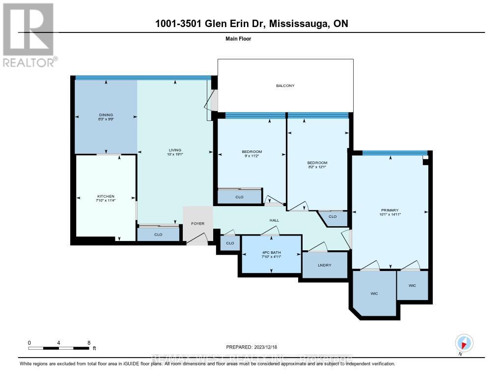 1001 - 3501 Glen Erin Drive, Mississauga, Ontario  L5L 2E9 - Photo 47 - W12959396