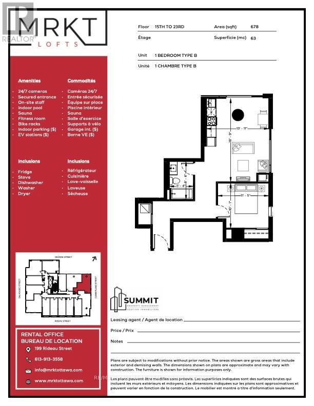 1903 - 199 Rideau Street, Ottawa, Ontario  K1N 0E9 - Photo 3 - X12959924