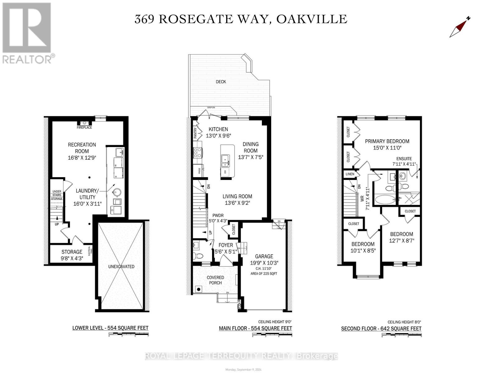 369 Rosegate Way, Oakville, Ontario  L6H 6K1 - Photo 42 - W12961558