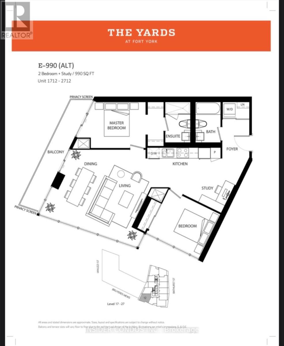 2512 - 20 BRUYERES MEWS, Toronto, Ontario