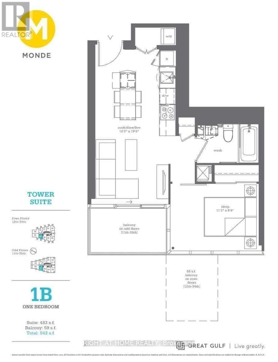 1407 - 16 Bonnycastle Street, Toronto, Ontario  M5A 0C9 - Photo 19 - C12967028