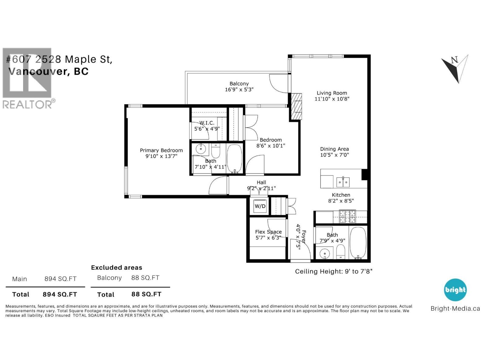 607 2528 Maple Street, Vancouver, British Columbia  V6J 0B5 - Photo 33 - R3107631