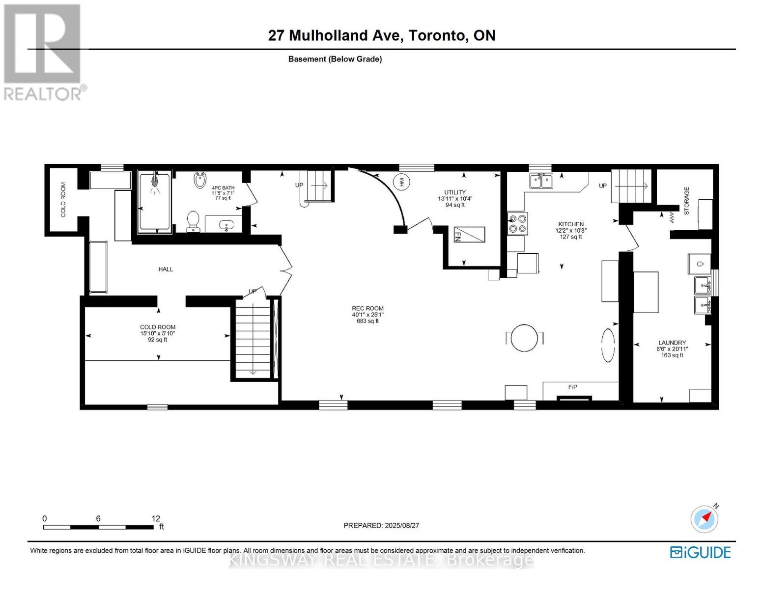 27 Mulholland Avenue, Toronto, Ontario  M6A 2S1 - Photo 37 - W12969098