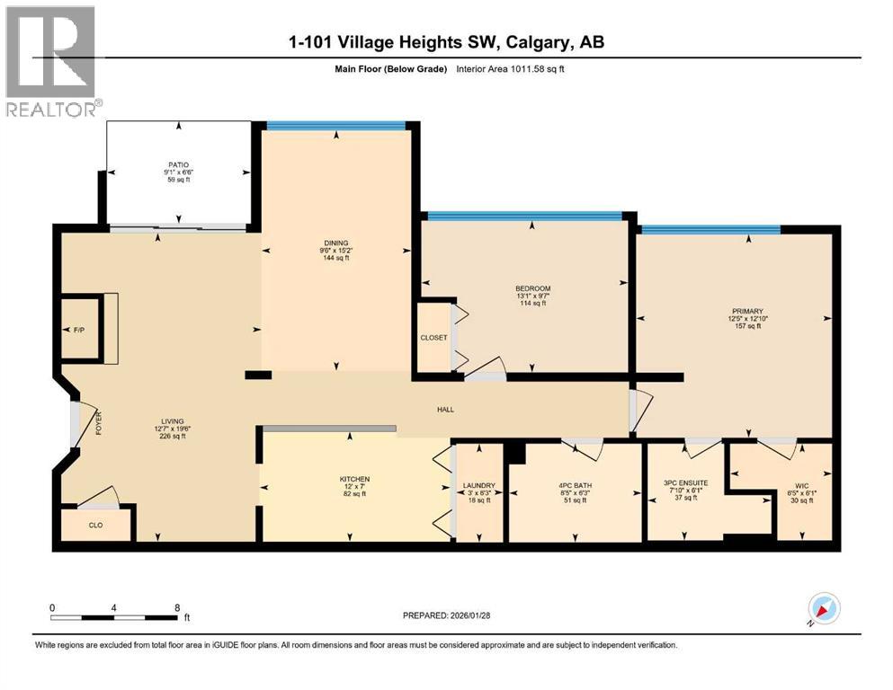 1, 101 Village Heights Sw, Calgary, Alberta  T3H 2L2 - Photo 37 - A2282367