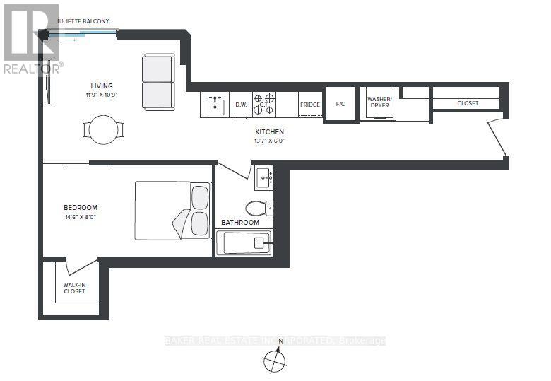 801 - 100 Mill Street, Toronto, Ontario  M5A 0Y1 - Photo 3 - C12973274