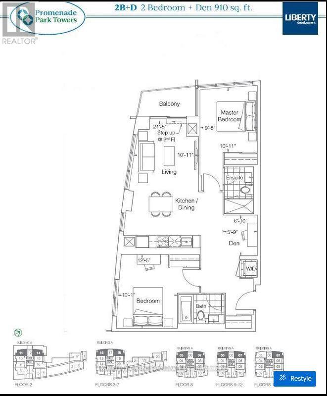 2607 - 30 Upper Mall Way, Vaughan, Ontario  L4J 0L7 - Photo 2 - N12973516