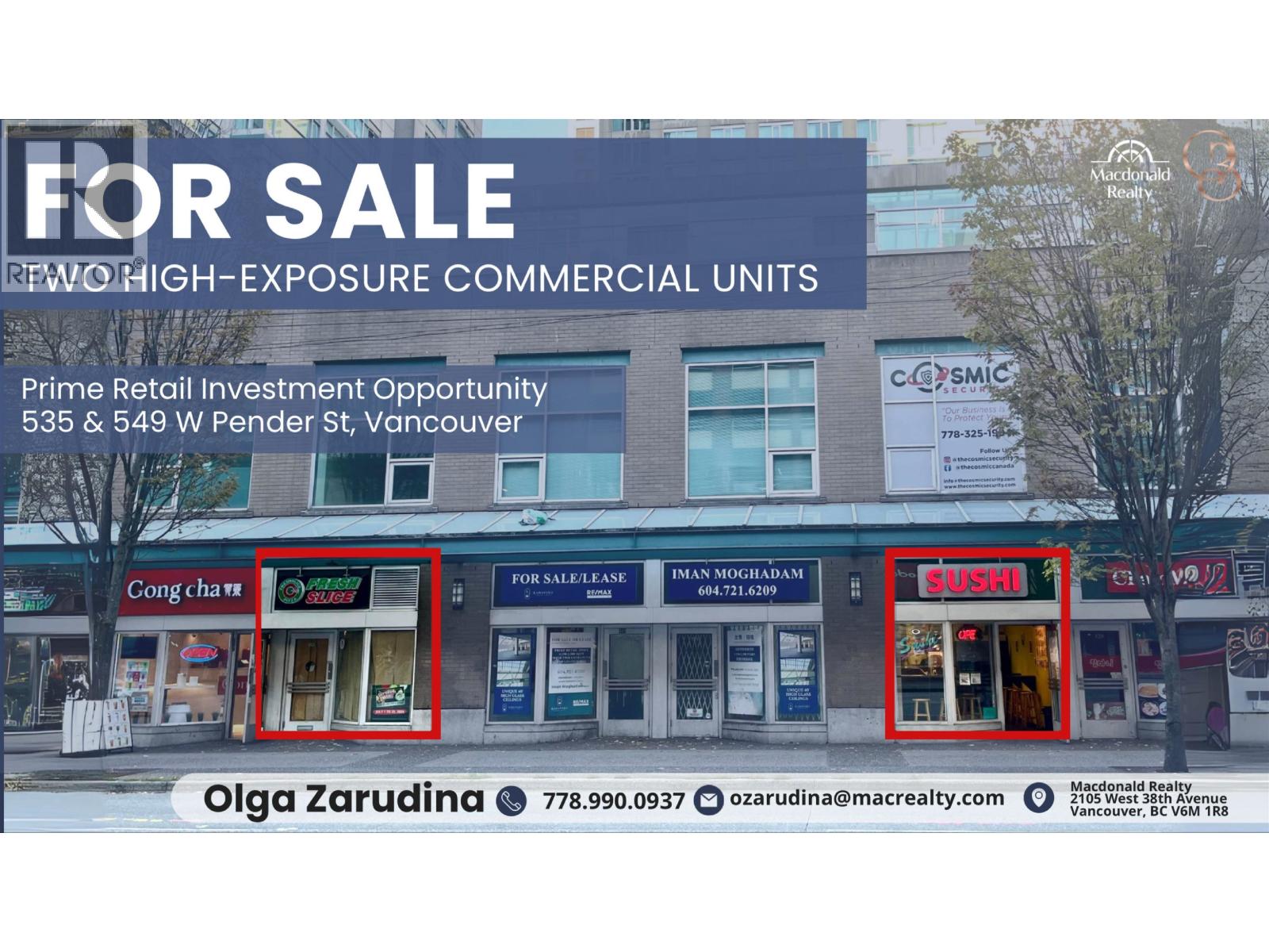 535-549 W PENDER STREET, Vancouver, British Columbia