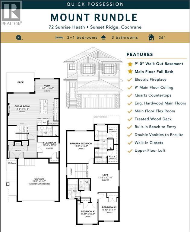 72 Sunrise Heath, Cochrane, Alberta  T4C 3C5 - Photo 2 - A2265940