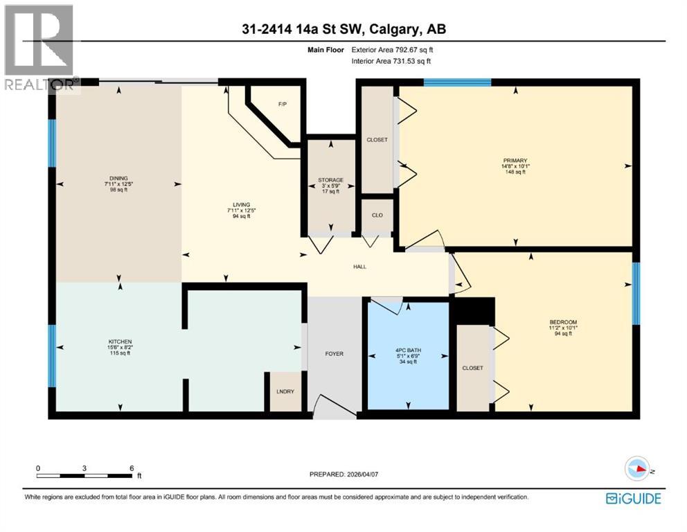 31, 2414 14a Street, Calgary, Alberta  T2T 3X3 - Photo 21 - A2299711