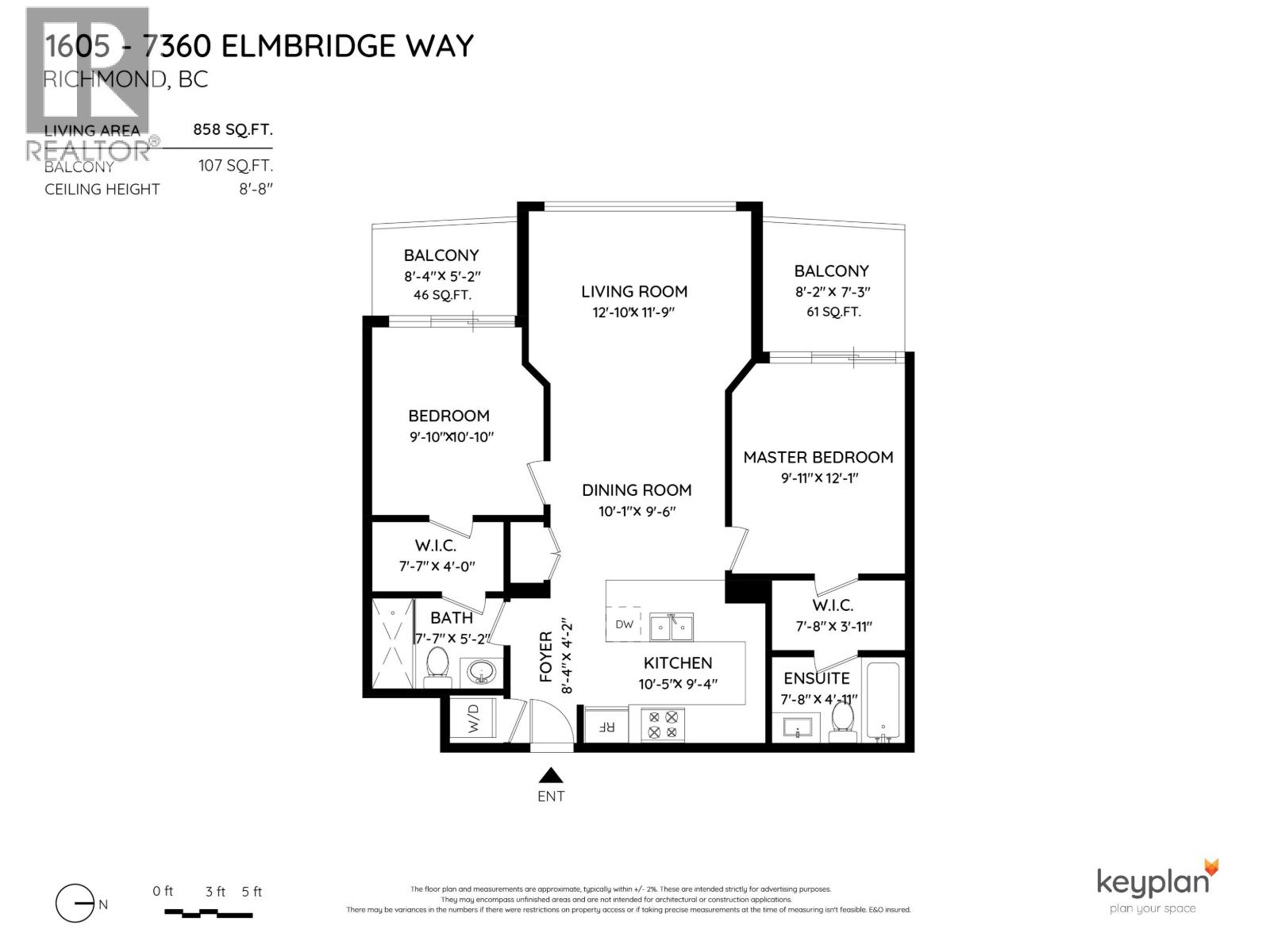 1605 7360 Elmbridge Way, Richmond, British Columbia  V6X 0A5 - Photo 29 - R3108767
