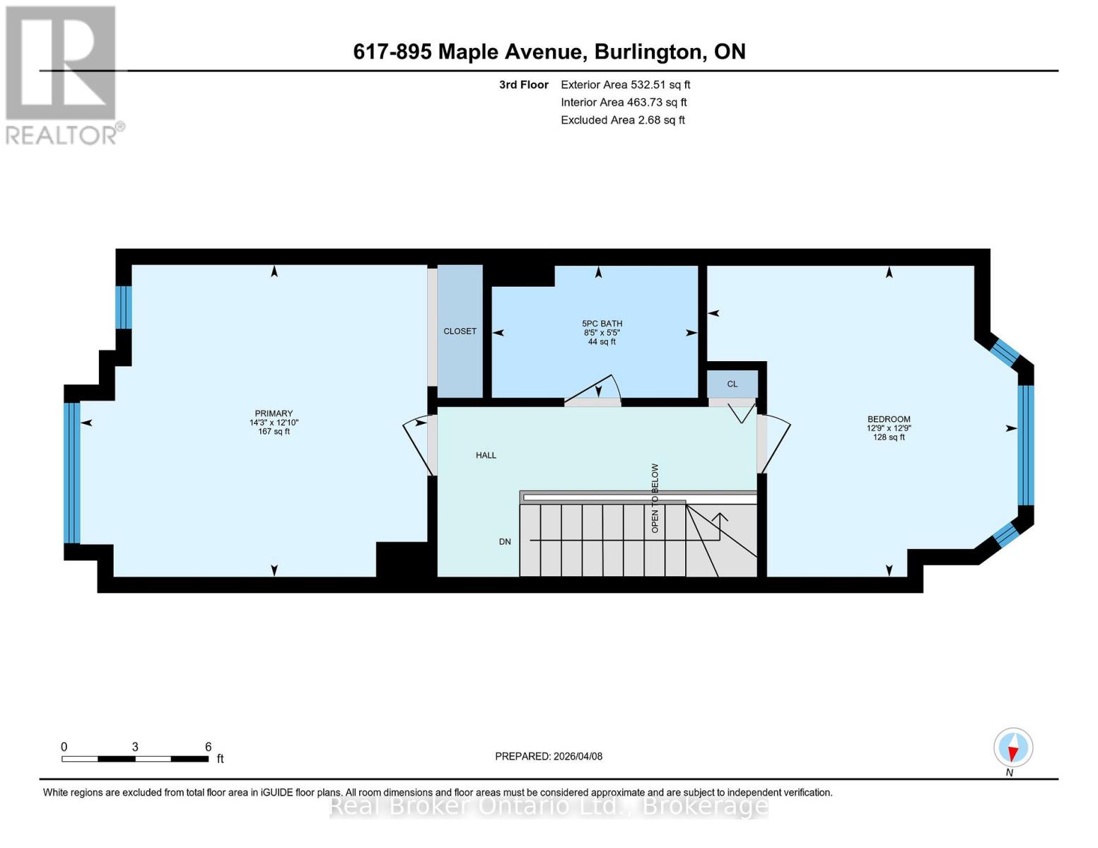 617 - 895 Maple Avenue, Burlington, Ontario  L7S 2H7 - Photo 43 - W12975838