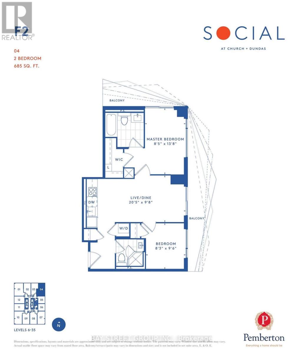 1104 - 100 DALHOUSIE STREET, Toronto, Ontario