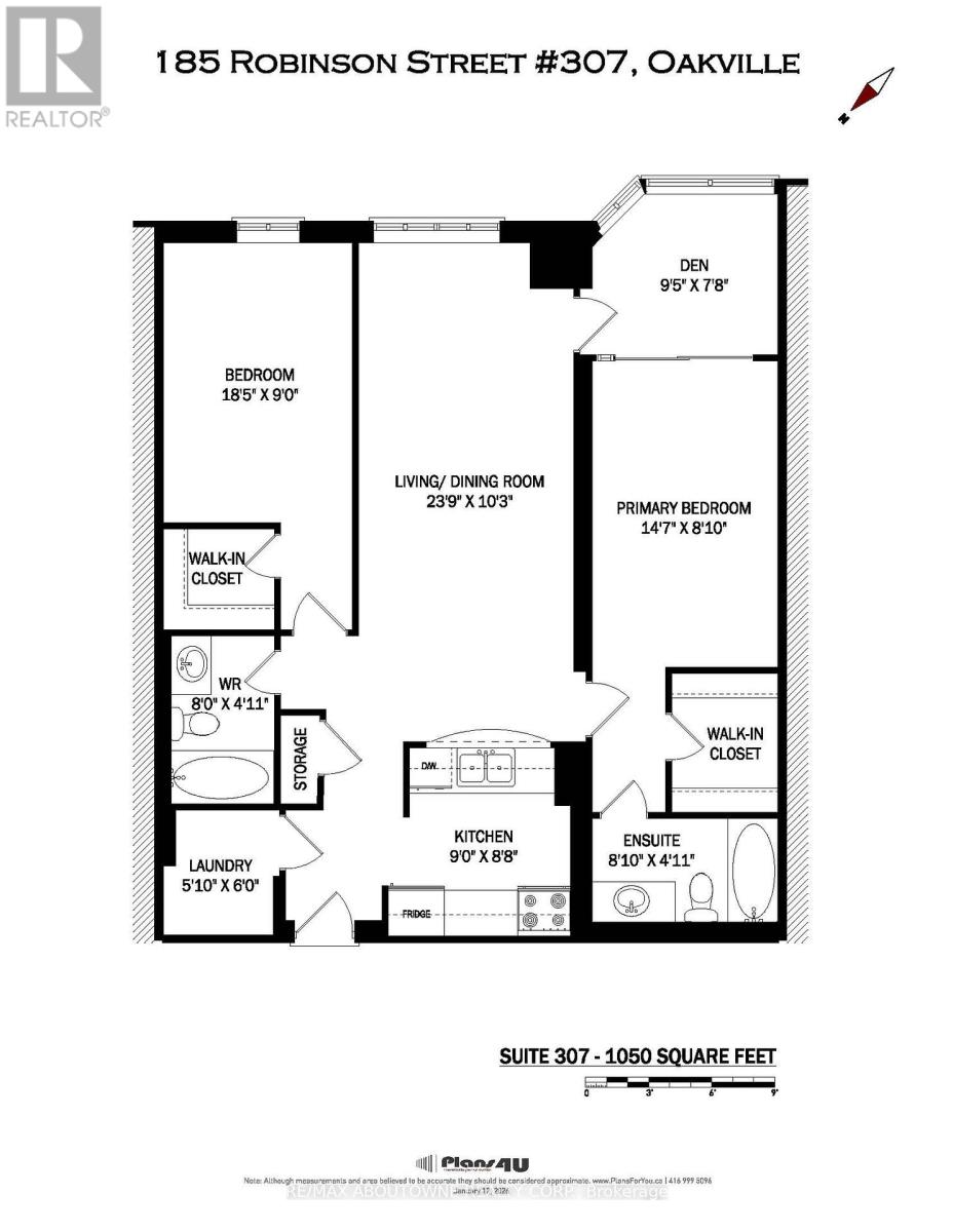 307 - 185 Robinson Street, Oakville, Ontario  L6J 7P6 - Photo 21 - W12976502