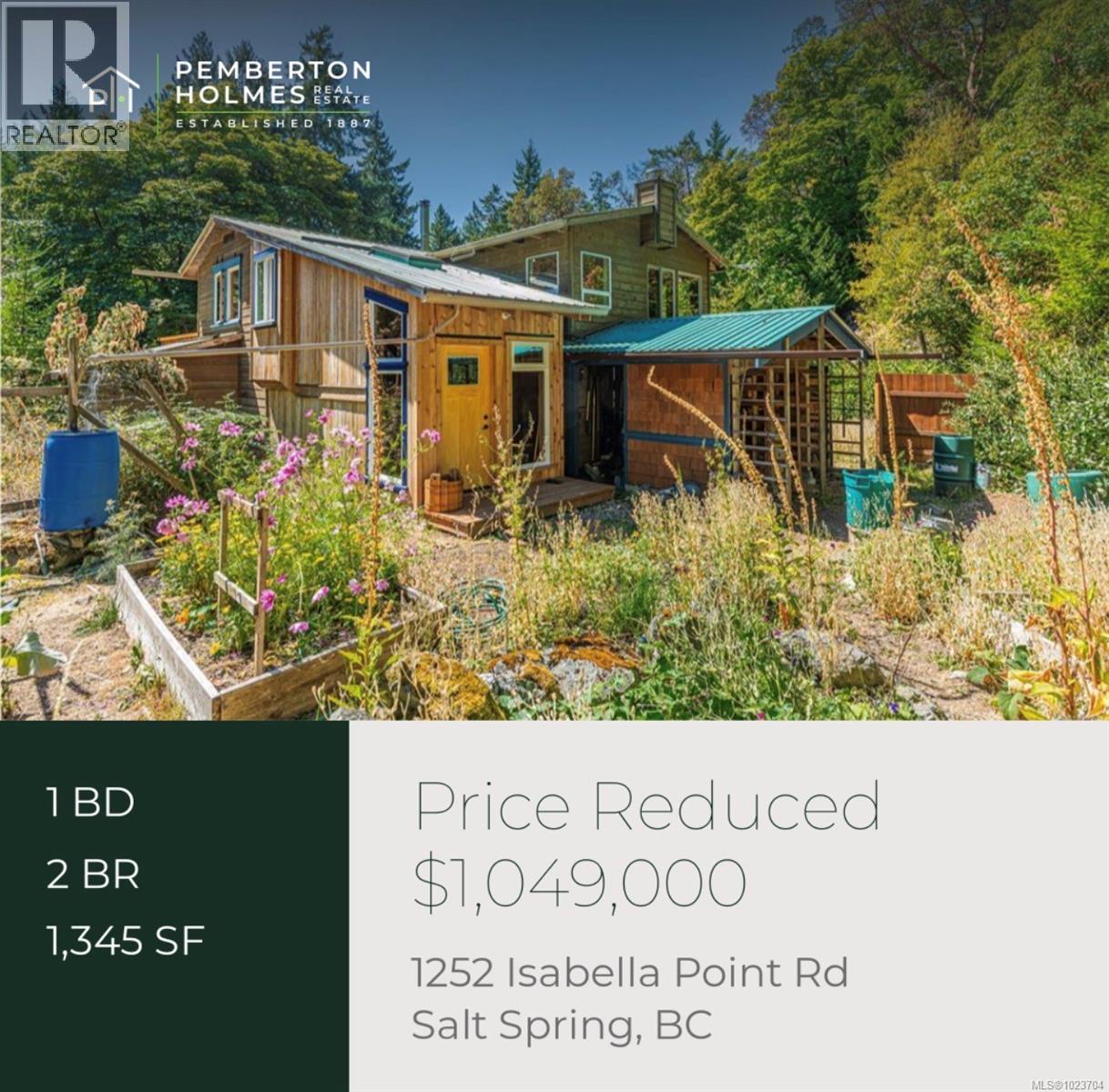 1252 Isabella Point Rd, Salt Spring, British Columbia