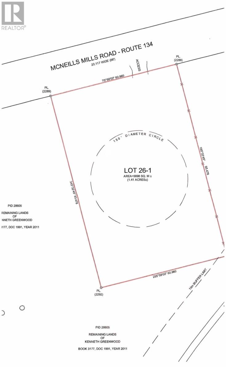 Route 134, Mcneills Mills, Prince Edward Island  C0B 1J0 - Photo 1 - 202606867