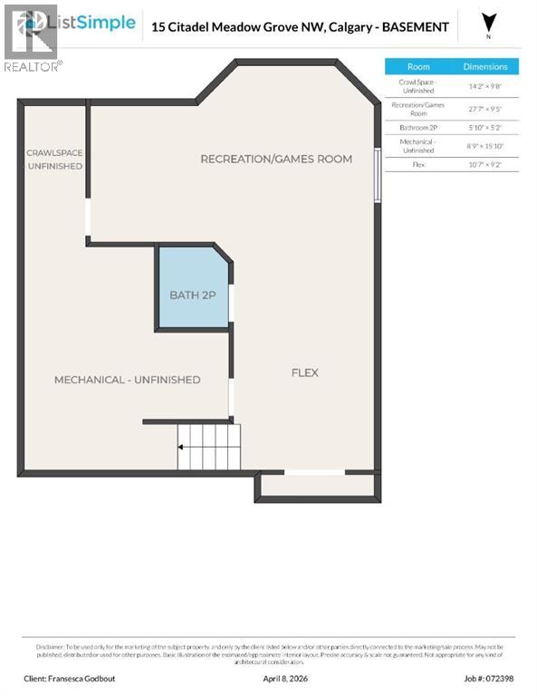 15 Citadel Meadow Grove NW, Calgary, Alberta  T3G 4K6 - Photo 48 - A2299760