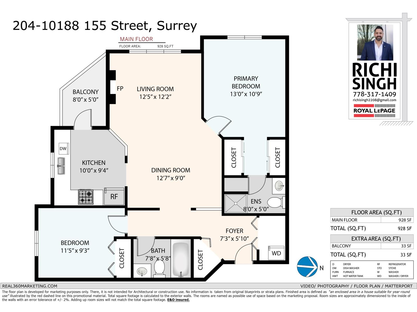 204 10188 155 Street, Surrey, British Columbia  V3R 0R6 - Photo 3 - R3107985