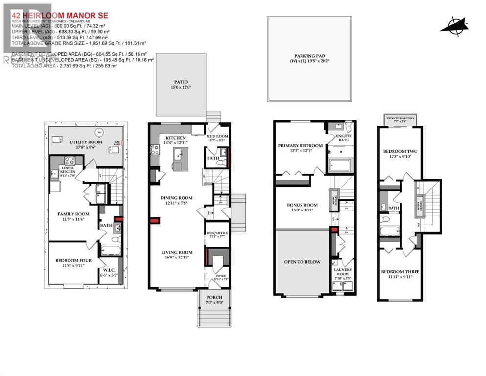 42 Heirloom Manor SE, Calgary, Alberta  T3S 0H2 - Photo 42 - A2297204