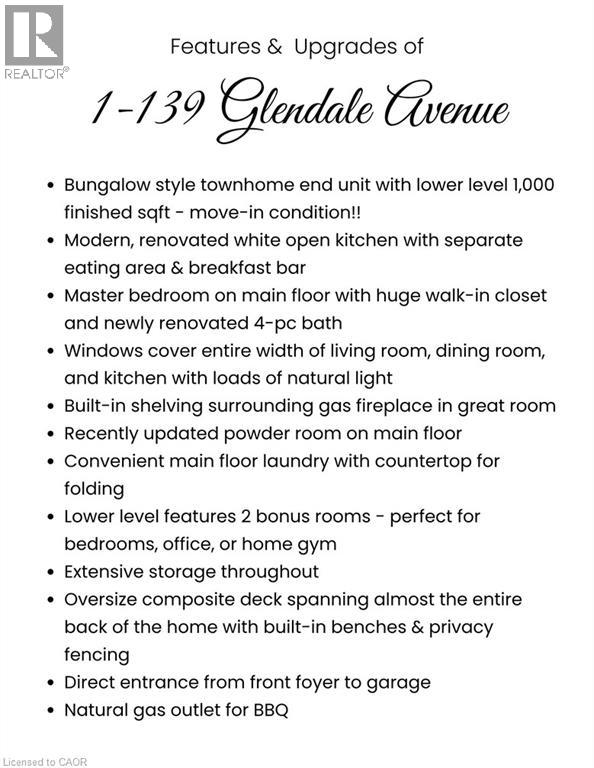 139 Glendale Avenue Unit# 1, St. Catharines, Ontario  L2T 2K2 - Photo 4 - 40817260