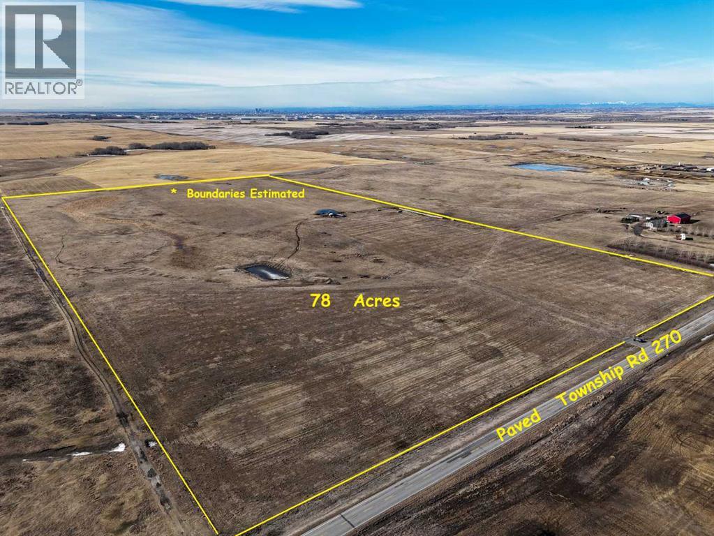 78 Acres Township Road 270, Rural Rocky View County, Alberta  T4B 2A4 - Photo 2 - A2289673