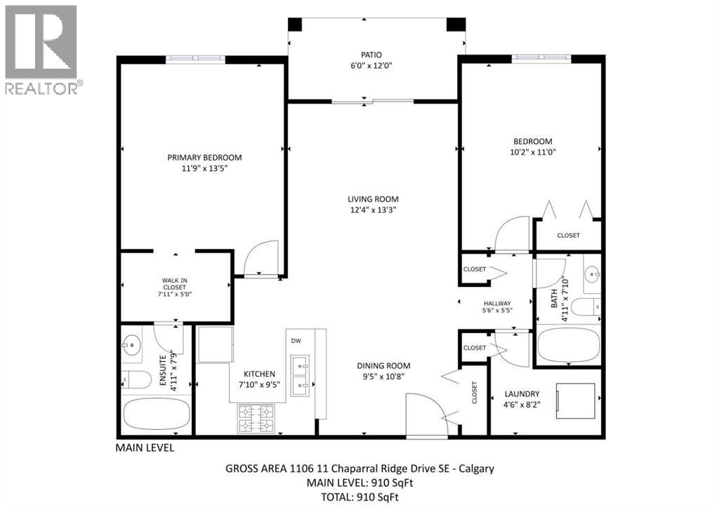 1106, 11 Chaparral Ridge Drive Se, Calgary, Alberta  T2X 3P7 - Photo 2 - A2288317