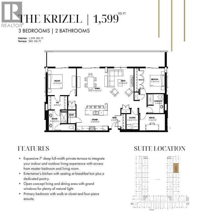 402, 102 Scenic Drive N, Lethbridge, Alberta  T1H 5L9 - Photo 3 - A2285224