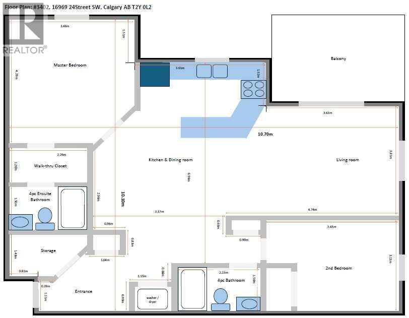 3402, 16969 24 Street Sw, Calgary, Alberta  T2Y 0L2 - Photo 3 - A2299370